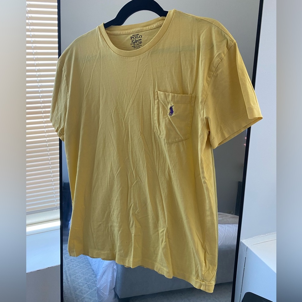 Polo Ralph Lauren - 100% Cotton Jersey Pocket Short Sleeve T-Shirt - Size S